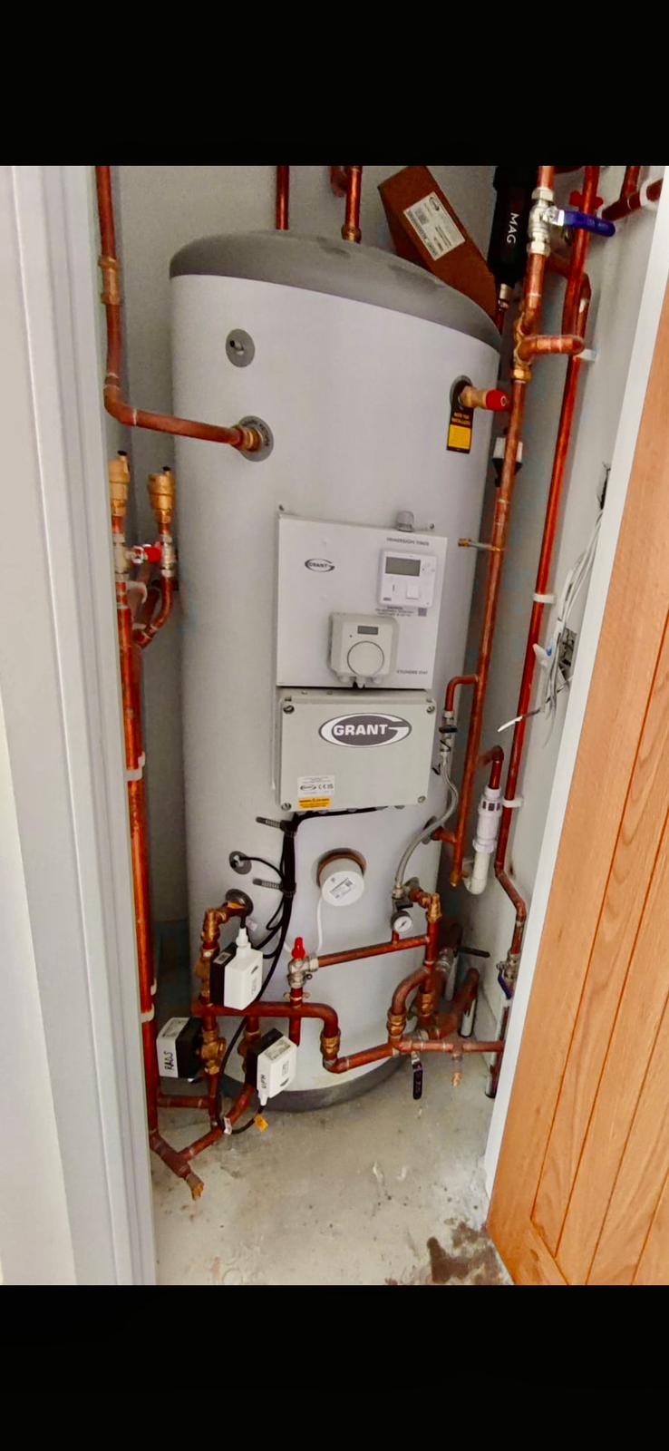 hot water cylinder installation in Kent